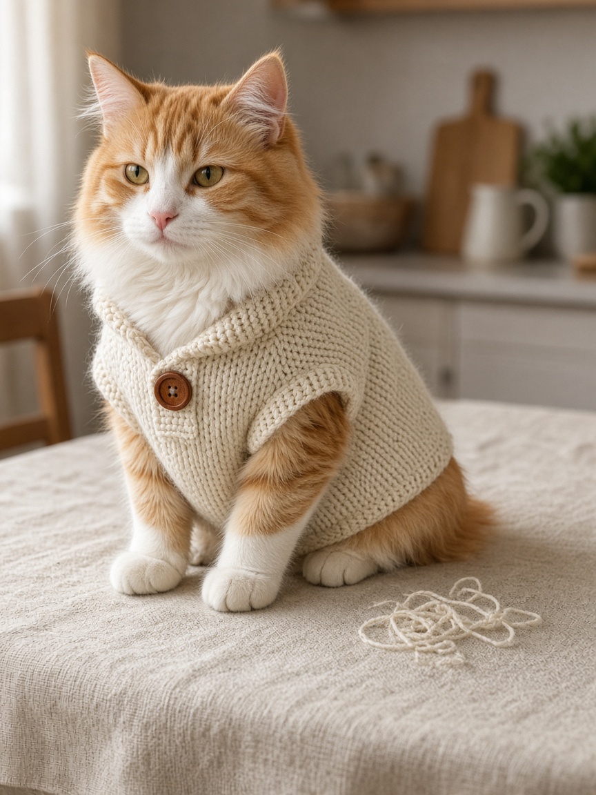猫咪针织